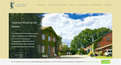 Desktop Screenshot of ferienhof-wisch.de